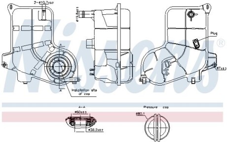 Розширювальний бачок NISSENS 996363