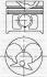 Поршень с кольцами і пальцем (размер отв. 87.50/+0.50) DB W124/W201 2.5-3.0D (OM 602A.911,961,962,993 Yenmak 31-03606-050 (фото 1)