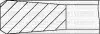 Комплект поршневих кілець (на 1 поршень) CITROEN SCUDO 1.6 JTD (75/STD) (3/1.95/2.5) Yenmak 91-09168-000 (фото 1)
