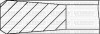 YENMAK Комплект поршневих кілець (84,50/+0.50) (3,0/2,0/3,0) BMW E87 118d, E90 338d 91-09629-050