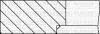 Комплект поршневих кілець FIAT DOBLO 1.4 03- (72,00/STD) (1,2/1,2/2,0) Yenmak 91-09695-000 (фото 1)