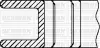 Комплект поршневих кілець FORD FIESTA 1.25 (71.91/STD) (1.2/1.5/2.5) Yenmak 91-09432-000 (фото 3)