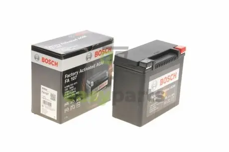 Фото акумуляторна батарея 18Ah/310A (176x89x154/+R/B0) (AGM) Factory Activated AGM BOSCH 0986FA1071 Акумуляторна батарея 18Ah/310A (176x89x154/+R/B0) (AGM) Factory Activated AGM BOSCH 0986FA1071