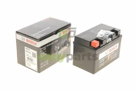 Фото акумуляторна батарея 10Ah/145A (150x88x105/+L/B0) (AGM) Factory Activated AGM BOSCH 0986FA1180 Акумуляторна батарея 10Ah/145A (150x88x105/+L/B0) (AGM) Factory Activated AGM BOSCH 0986FA1180