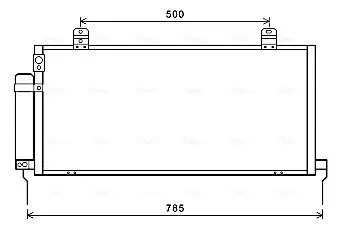 Радіатор кондиціонера AVA AVA COOLING MTA5221D
