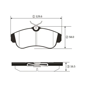 Колодки гальм Nissan AlmeraII Primera I/II перед. OLD CKN-150 CTR GK1450