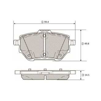 Колодки тормозов Toyota Corolla 19- задн. OLD CKT-192 (выр-во) CTR GK1460 (фото 1)