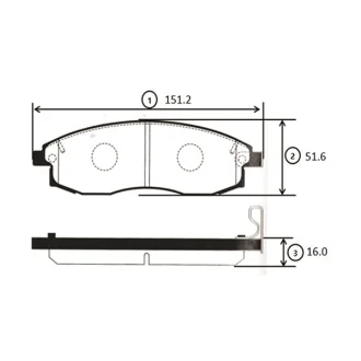 Колодки тормозов Nissan Maxima передн. OLD CKM-15 (выр-во) CTR GK0583