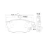 Колодки тормозов Mazda 6 (GG) передн. OLD CKMZ-9 (выр-во) CTR GK0655 (фото 1)