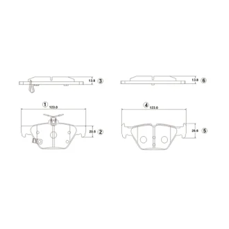 Колодки гальм OLD CKSU-30 CTR GK1426