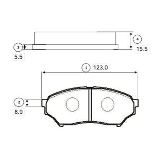 Колодки гальм OLD CKM-35 CTR GK0603