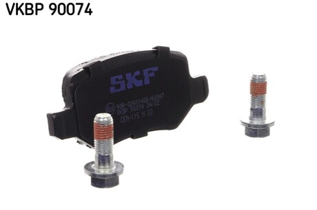 Колодки гальмівні дискові (комплект 4 шт) SKF VKBP 90074 (фото 1)