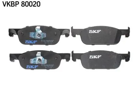 Колодки гальмівні дискові (комплект 4 шт) SKF VKBP 80020