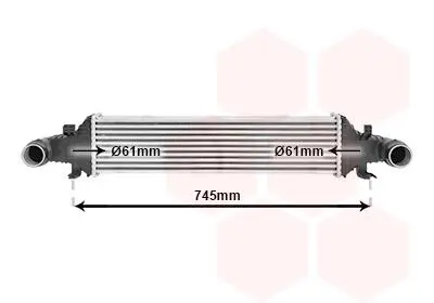 Інтеркулер MERCEDES SERIE 204/ CLAS/ GLK Van Wezel 30004593