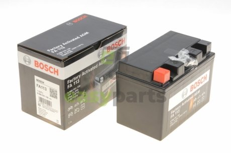 Акумуляторна батарея 11.2Ah/220A (150x88x110/+L/B0) (AGM) Factory Activated AGM BOSCH 0986FA1130