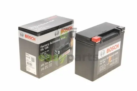 Акумуляторна батарея 18Ah/310A (176x89x154/+L/B0) (AGM) Factory Activated AGM BOSCH 0986FA1260