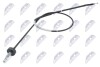 PARKING BRAKE CABLE NTY HLR-AU-002 (фото 1)