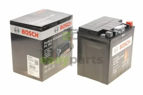 Акумуляторна батарея 30Ah/385A (166x126x173/+R/B0) (AGM) Factory Activated AGM BOSCH 0986FA1340