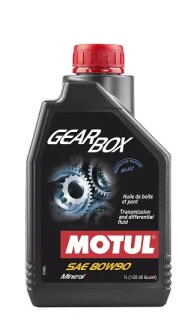 Масло трансміс. 1L 80W90 GEAR BOX MOTUL 111505 (фото 1)