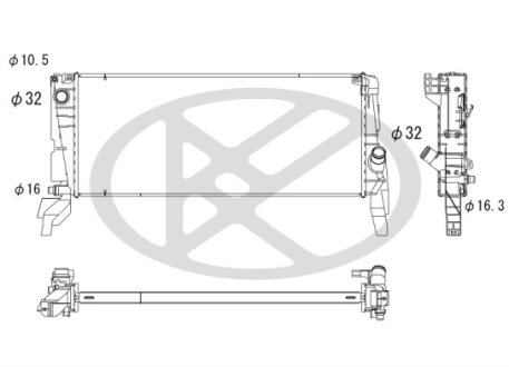 Радіатор KOYORAD PL423628