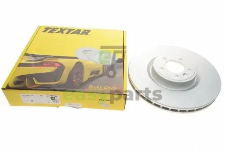 Диск гальмівний (передній) Land Rover Defender 19-/Discovery V 16-/Range Rover 12- (380x34) PRO+ TEXTAR 92316405