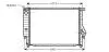Радіатор BMW 324D/530/730 MT 85-94 (Ava) AVA COOLING BW2096 (фото 1)