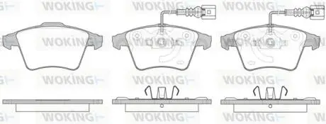 Колодки тормозные дисковые VAG Touareg 02>10 / Cayenne 07>10 / перед ATE ver. (P WOKING P1145322