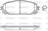 Колодки гальмівні дискові Jeep Cherokee 13> / перед (P17133.00) WOKING P1713300 (фото 1)