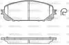 Колодки гальмівні дискові Jeep Cherokee 13> / перед (P17133.00) WOKING P1713300 (фото 1)