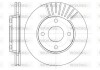 Диск тормозной Ford Fiesta Fusion 02>08 / Focus I / перед (кратно 2 шт.) WOKING D657510 (фото 1)