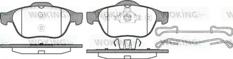 Колодки тормозные дисковые Renault Laguna II Espace IV / перед ATE ver. (P9433.1 WOKING P943310
