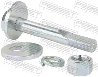 Болт з ексцентриком ремкомплект (болт, шайба, гровер, гайка))) FEBEST 2229002KIT