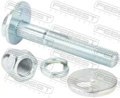 Болт с эксцентриком ремкомплект (болт, шайба, гровер, гайка)) FEBEST 0429014KIT