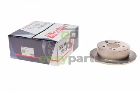 Диск гальмівний (задній) Hyundai Sonata V/Tucson/Kia Sportage 04- (262x10.1) Solgy 208107