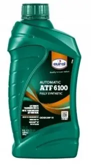 1л ATF6100 масло трансмісійне для АКПП DEXRON VI DEXRON III - DEXRON IIE, Toyota WS, Mercon LV, Mercon SP Eurol 005670