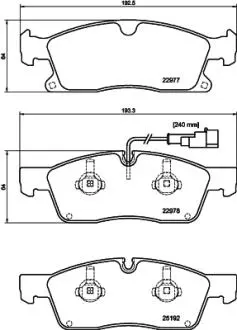 Фото maserati колодки гальмівні передні levante suv 3.0 16- HELLA 8DB 355 039-871 MASERATI Колодки гальмівні передні LEVANTE SUV 3.0 16- HELLA 8DB 355 039-871