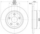 JEEP Диск гальмівний задній Grand Cherokee (17&quot;) HELLA 8DD 355 122-671 (фото 4)