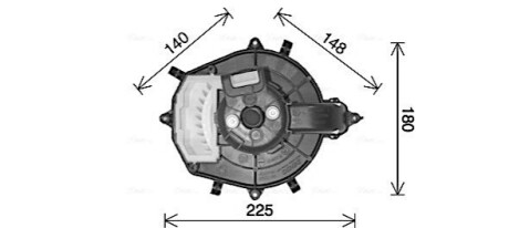 Компрессор салона AVA COOLING CN8316