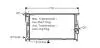 AVA BMW Радіатор охолодження 1,3 E90,X1 E84 2.0/3.5 AVA COOLING BWA2293 (фото 1)