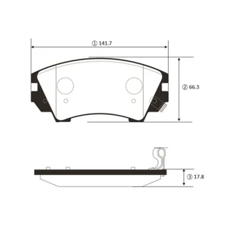 Колодки гальм Chevrolet Opel Saab Vauxhall 09- передн. OLD CKG-72 CTR GK1439