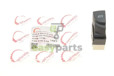 Кнопка склопідіймача Fiat Ducato/Citroen Jumper 02- ROTWEISS RWS1739
