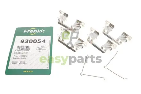 Планка супорта (переднього) прижимна (к-кт) Honda Jazz 1.3/1.5 13- (Akebono) FRENKIT 930054