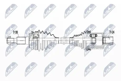 DRIVESHAFT NTY NPW-PS-007