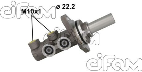 TOYOTA Головний гальм. циліндр COROLLA 1.4 01-, 1.6 06- CIFAM 202-1163