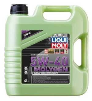 Олива моторна Molygen New Generation 5W-40 4л LIQUI MOLY 8578