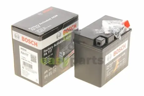 Акумуляторна батарея 6Ah/90A (113x70x105/+R/B0) (AGM) Factory Activated AGM BOSCH 0986FA1170