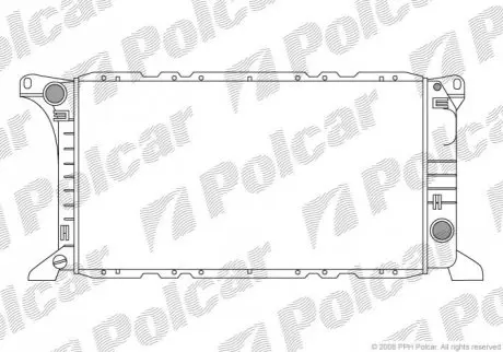 Радиатор охлаждения Polcar 324408-0