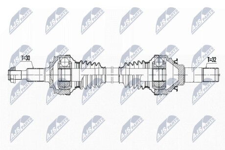 ПОЛУОСЬ NTY NPW-PS-009