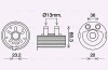 AVA NISSAN масляний радіатор Almera II, Navara, Primera, X-Trail 2.2dCi/2.5td 00- AVA COOLING DN3443 (фото 1)