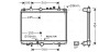 AVA CITROEN Радіатор охолодження C5 1,8 AUT. 00- AVA COOLING PE2235 (фото 1)